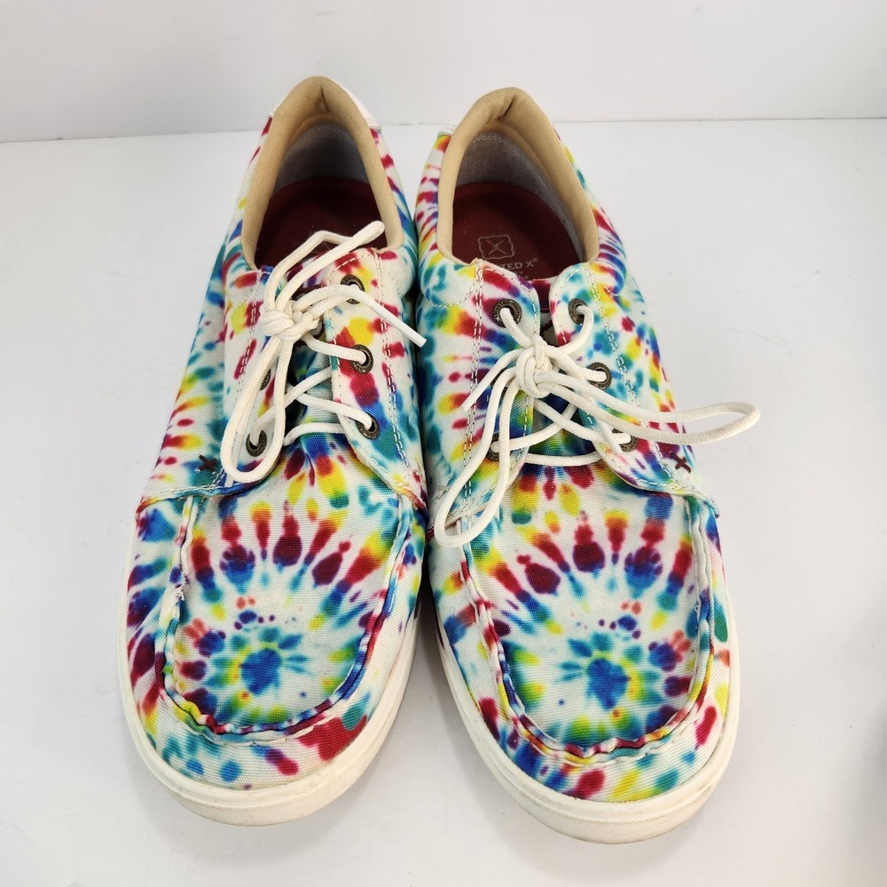 Twisted X Women's Tie-Dye Multicolor Lace-up Comfy Sneakers Size 9.5M - Picture 6 of 8